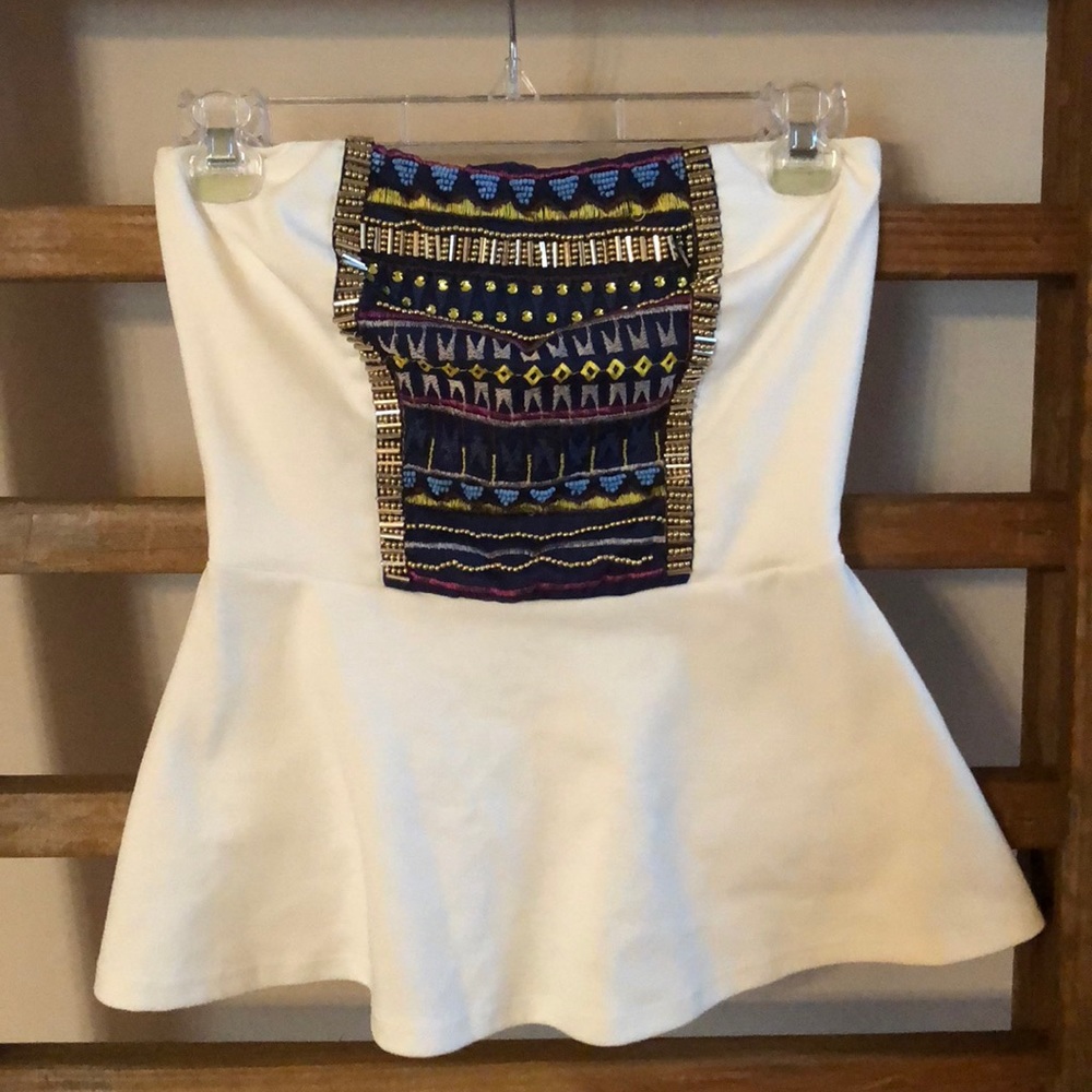 Studio Y Peplum Top